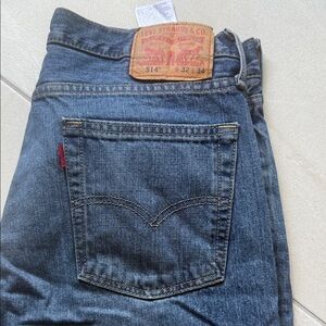 Levi's Slim Straight Denim Jeans - Classic Blue